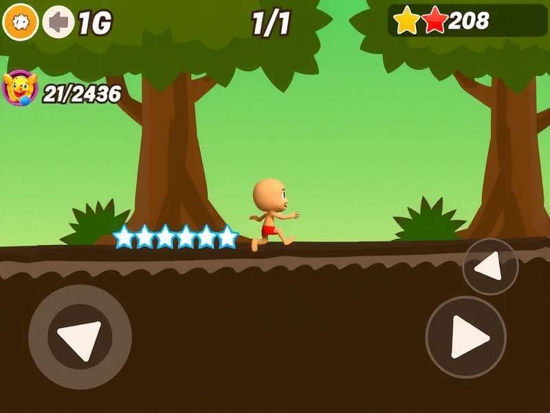 Ginger Turbo Runner Game Screenshot